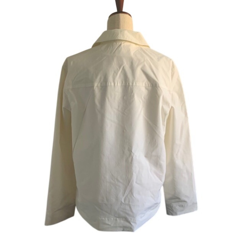 Stylus x LaDarius Campbell Men's S NWT Ivory 1/4 Zip Lined Jacket Golf Pockets - Picture 3 of 11